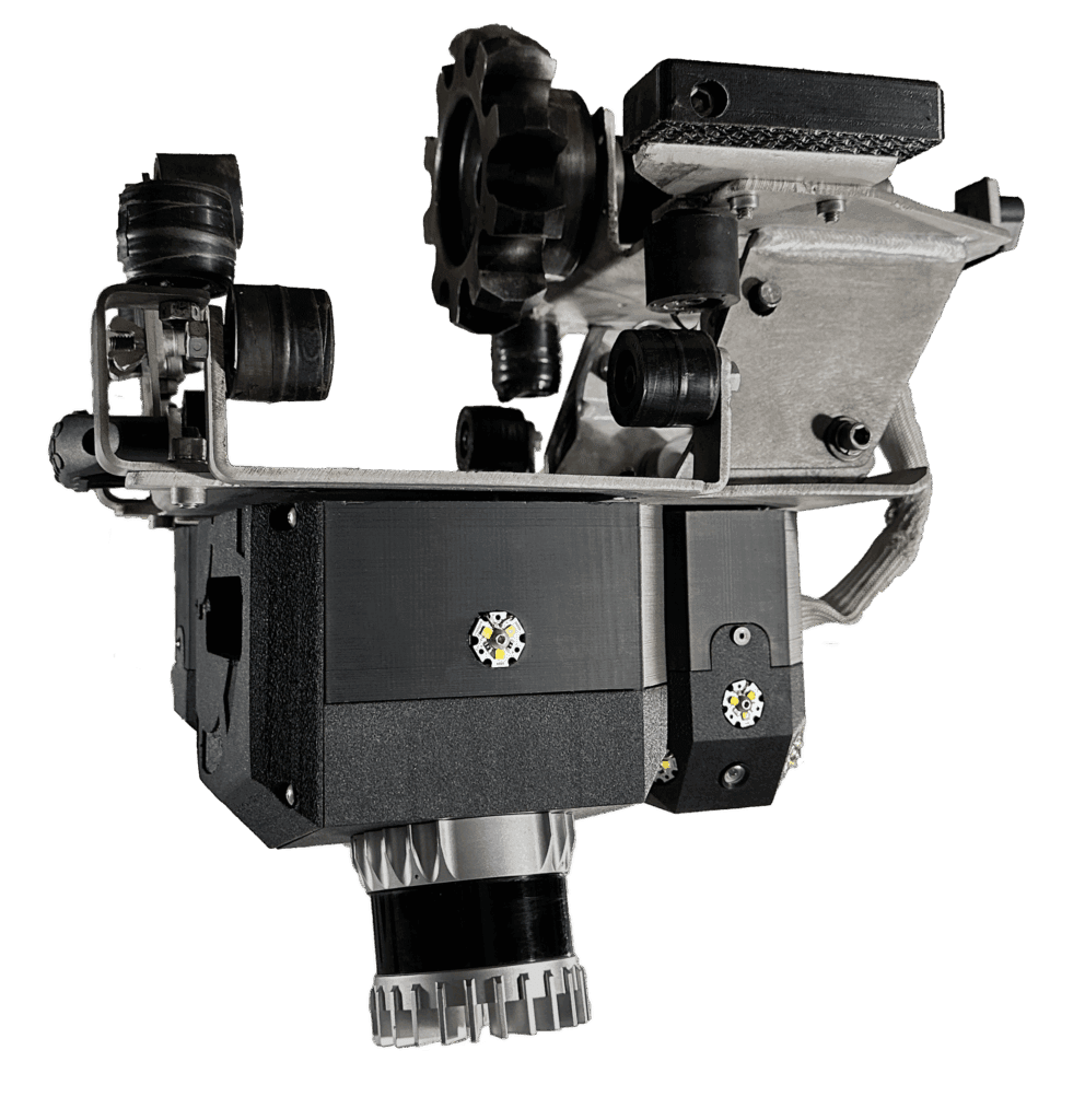 Remote 3D scanning of vertical raises and ore passes Safe, contactless inspection from bottom or top Structural analysis and geometry validation Used for hoisting systems, ore flow optimization.
