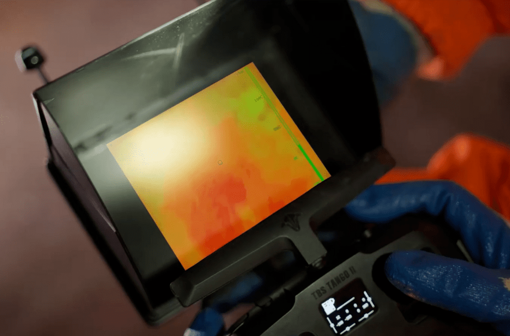 SafeScout Live Thermal Pilot View drones in mining