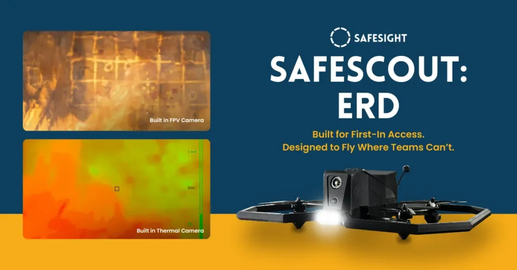 SafeScout ERD Photo Banner SafeScout Emergency Response Drone Obstacle Avoidance Technology SAR Drone