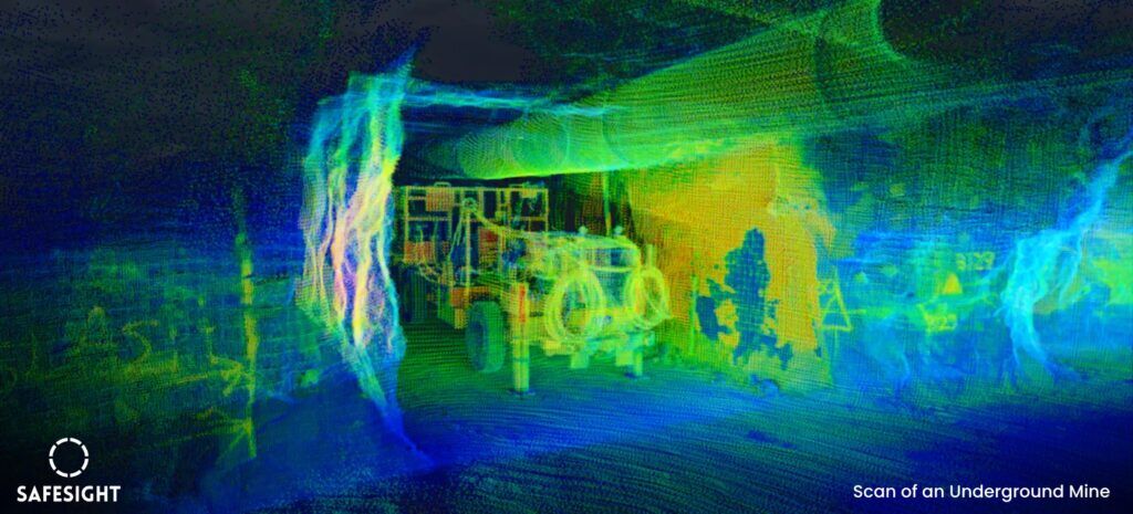 Scan of Underground Mine Vehicle 1 Demand for LiDAR Scanner