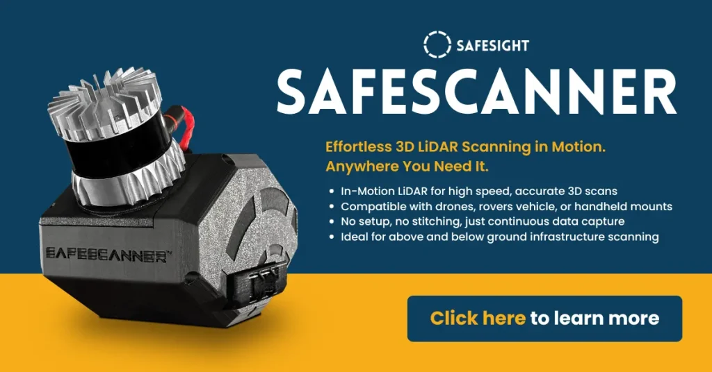 SafeScanner Info Banner SafeScanner Demand for LiDAR Scanner