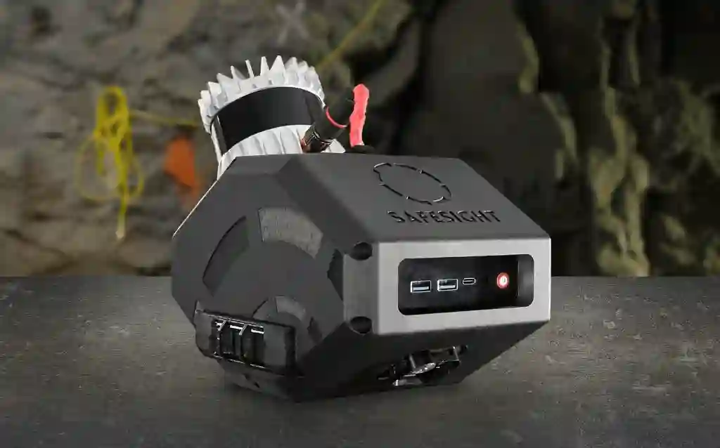 Mobile mapping system used to capture accurate underground LiDAR data